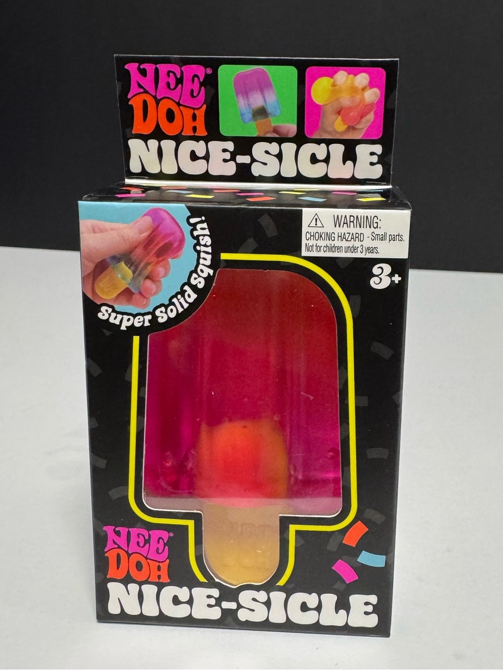 Nice-Sicle Squishy Toy - Pink/Orange (Authentic)